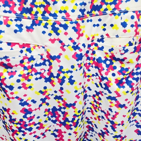 NWT WOMEN'S BEN HOGAN GEO PRINT SKORT/SKIRT UNDERSHORTS POCKETS XS MSRP $60 - Picture 7 of 11